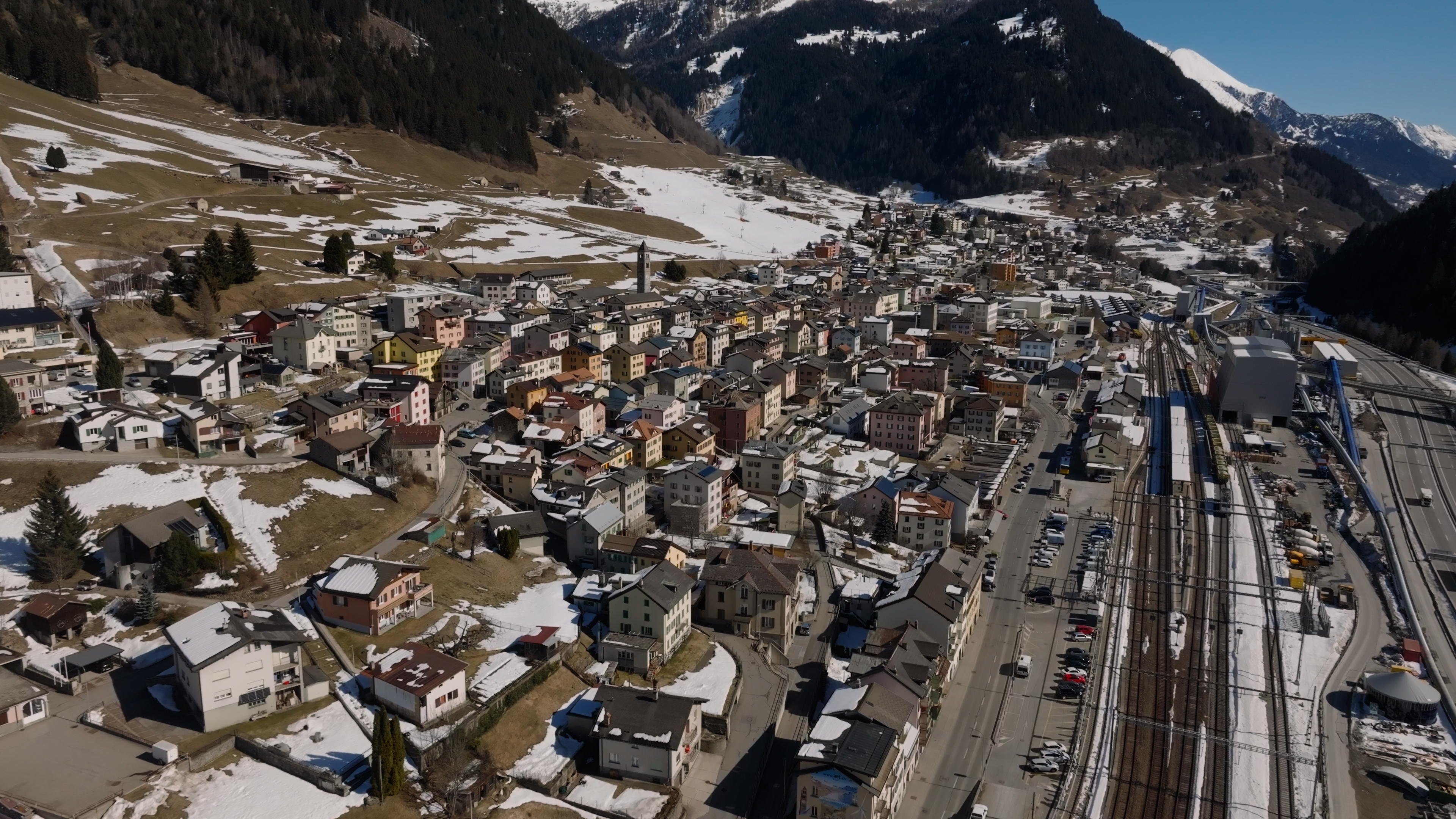 villaggio visto dall'alto