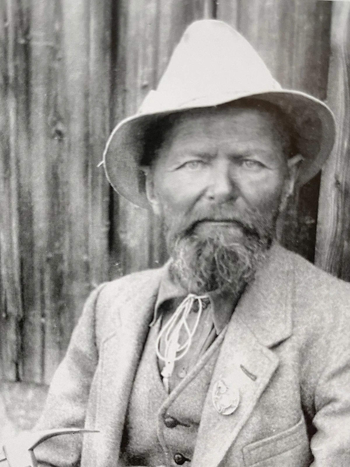 Benedikt Supersaxo from Saas Fee: he was known as ‘Bergführer der Könige’ (mountain guide of kings), Albert called him ‘König der Bergführer’ (king of the mountain guides).