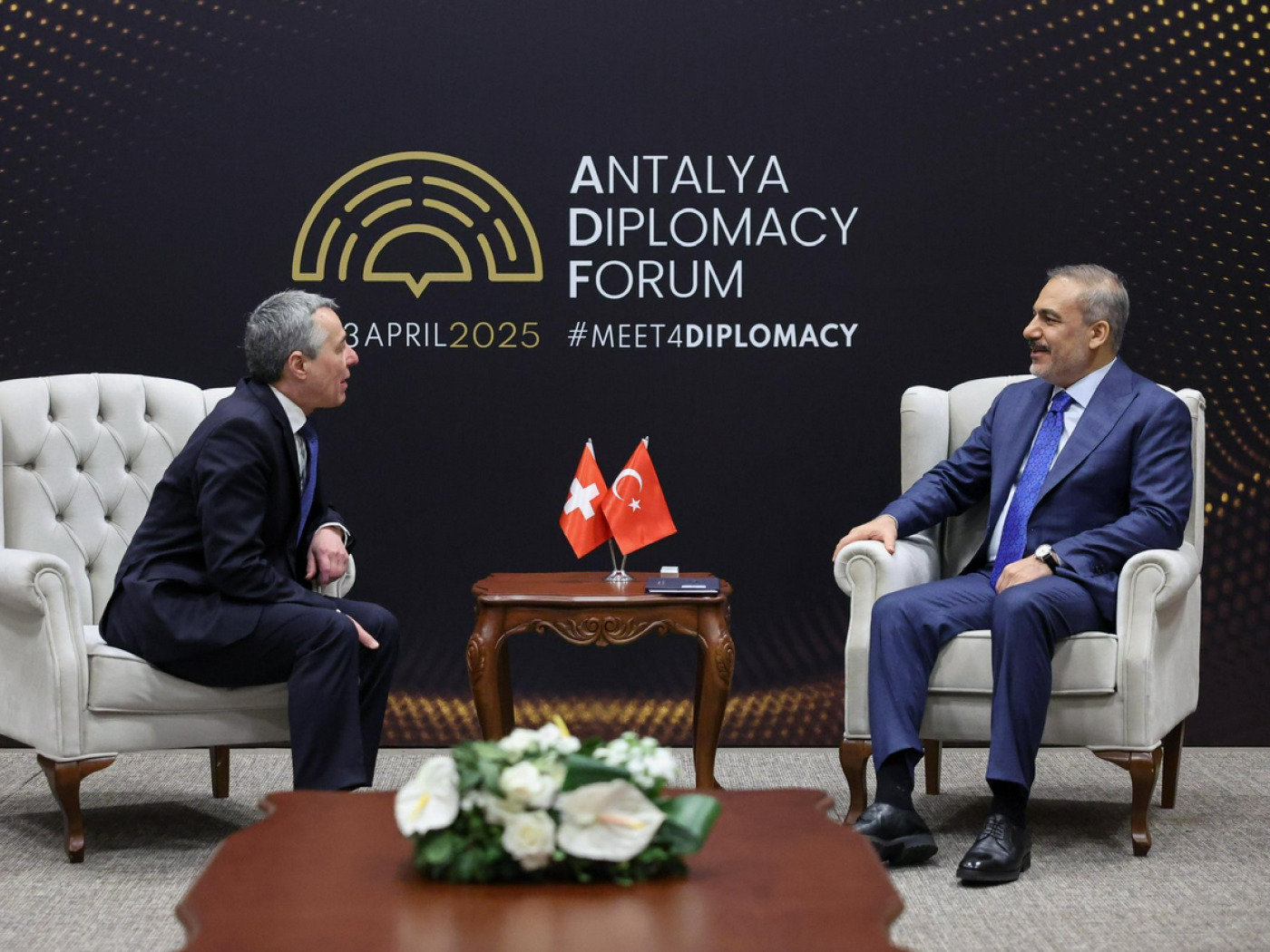 Cassis meets Turkish minister: talks on Syria, Gaza and Ukraine