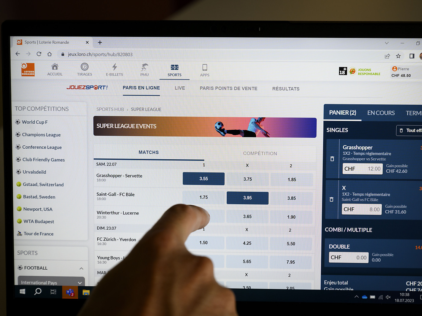 Sharp increase in reports of suspicious sports betting