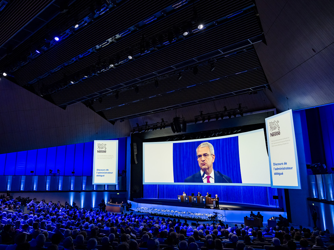 Il presidente della direzione di Nestlé Laurent Freixe