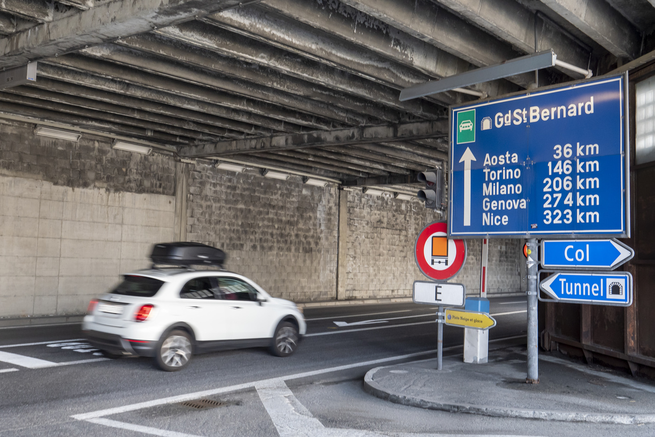 La galleria del San Bernardo.