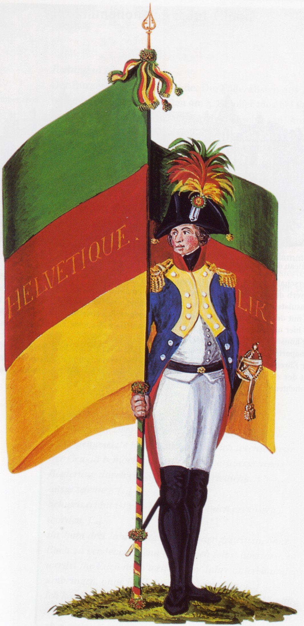 Standard-bearer of the Helvetic Republic, by Georg Leonhard Hartmann (1764-1828)