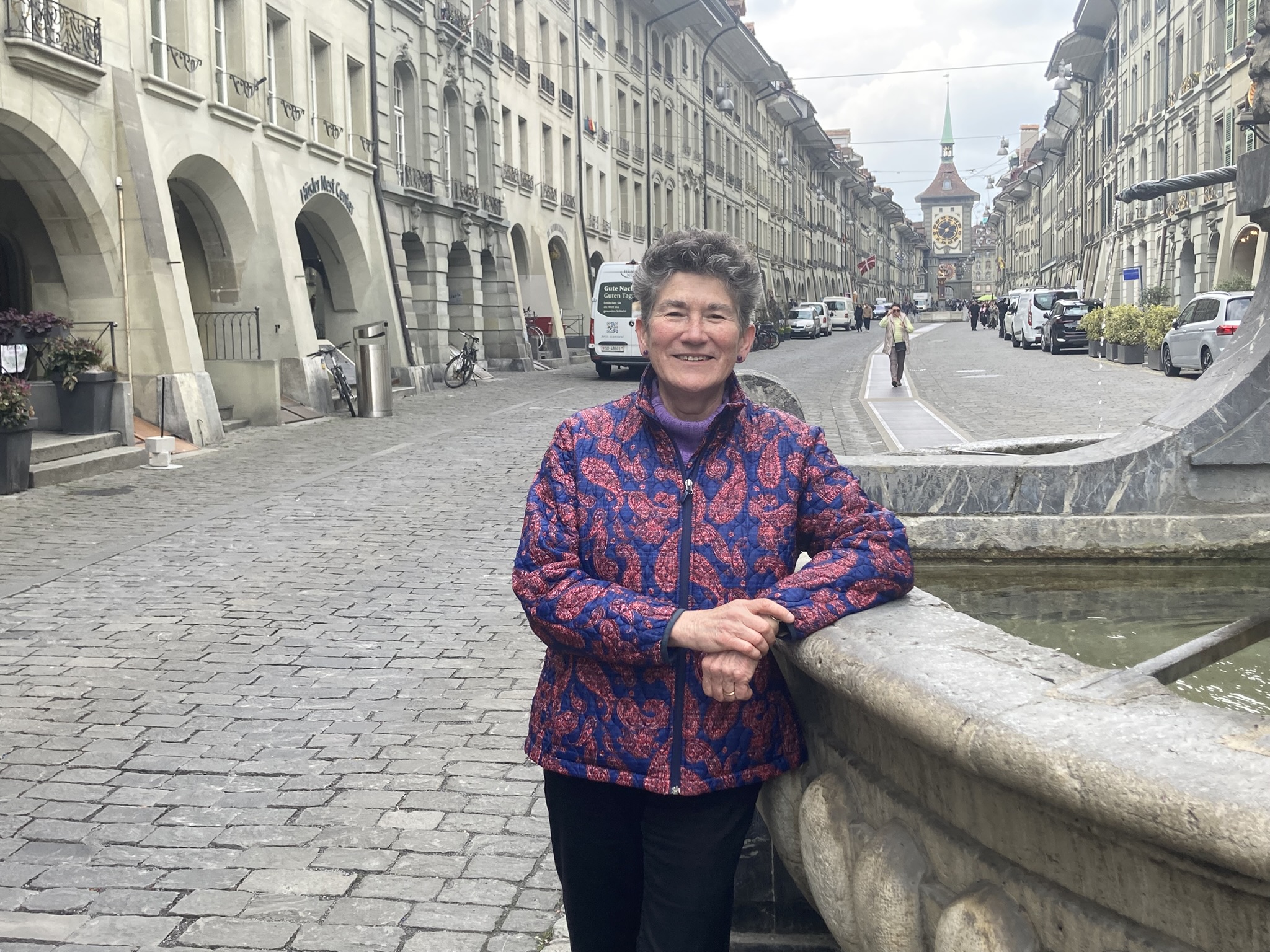 Autorin Kim Hays in Bern