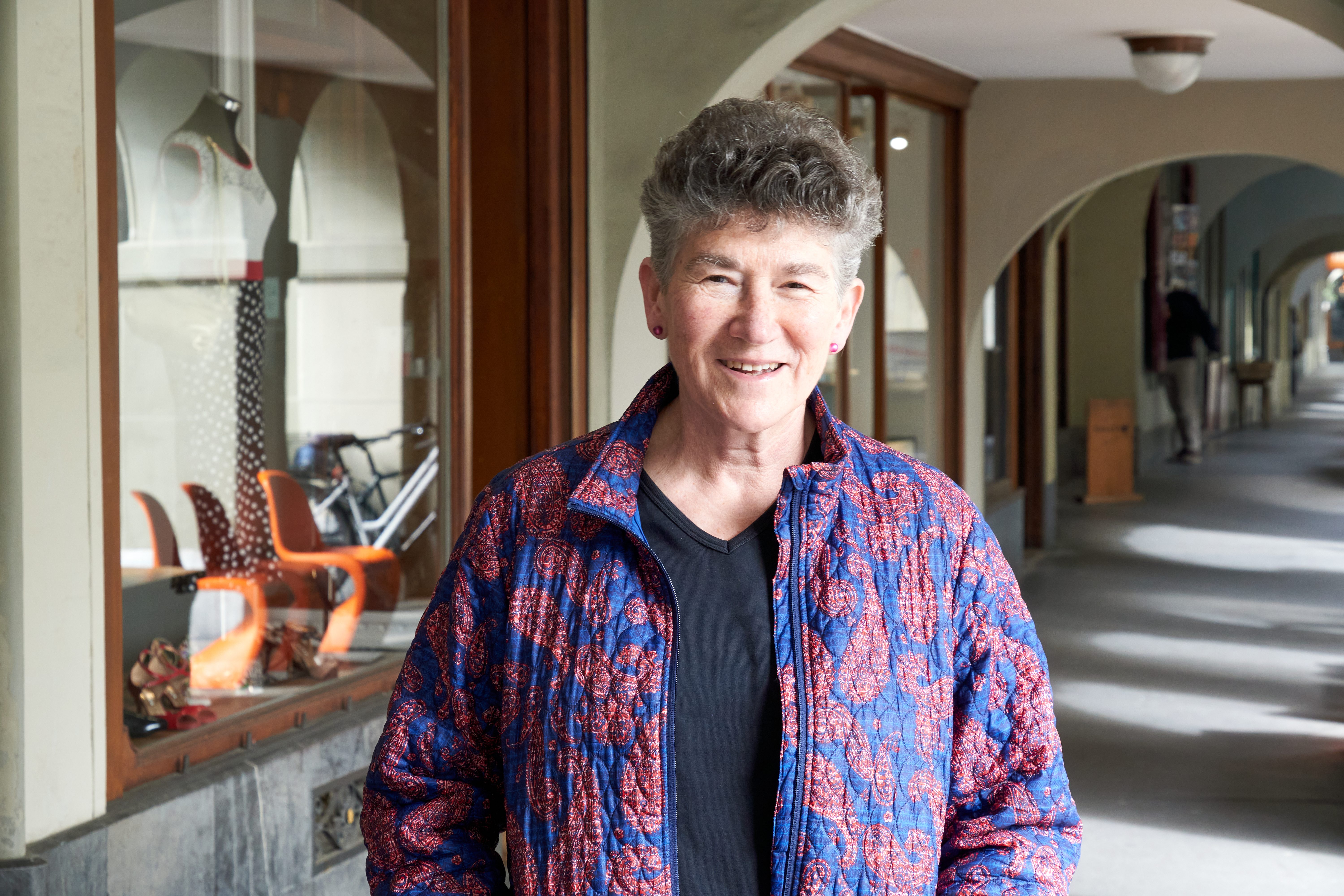 Kim Hays in Berns Altstadt