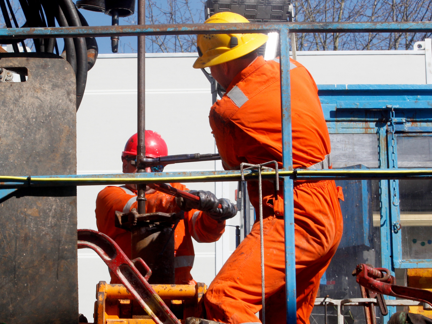 operai al lavoro