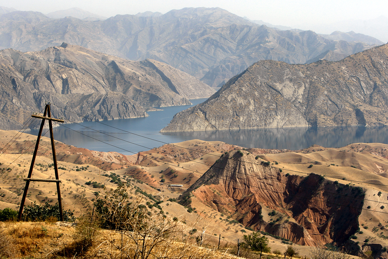 Lake Nurak between Kulab and the Tajik capital Dushanbe, from 2008.