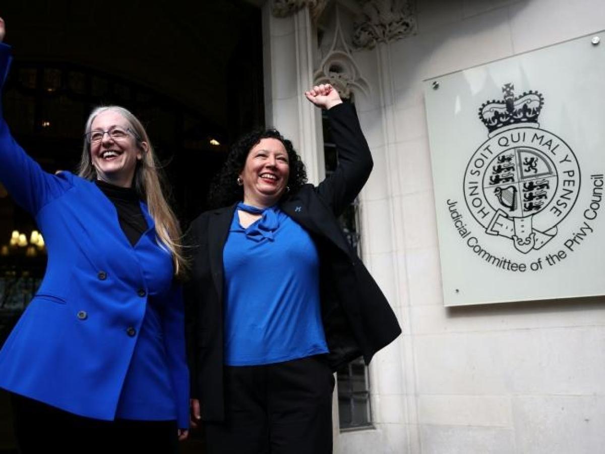 英国最高法院裁决：平等法女性定义为「生理性别」 - SWI swissinfo.ch