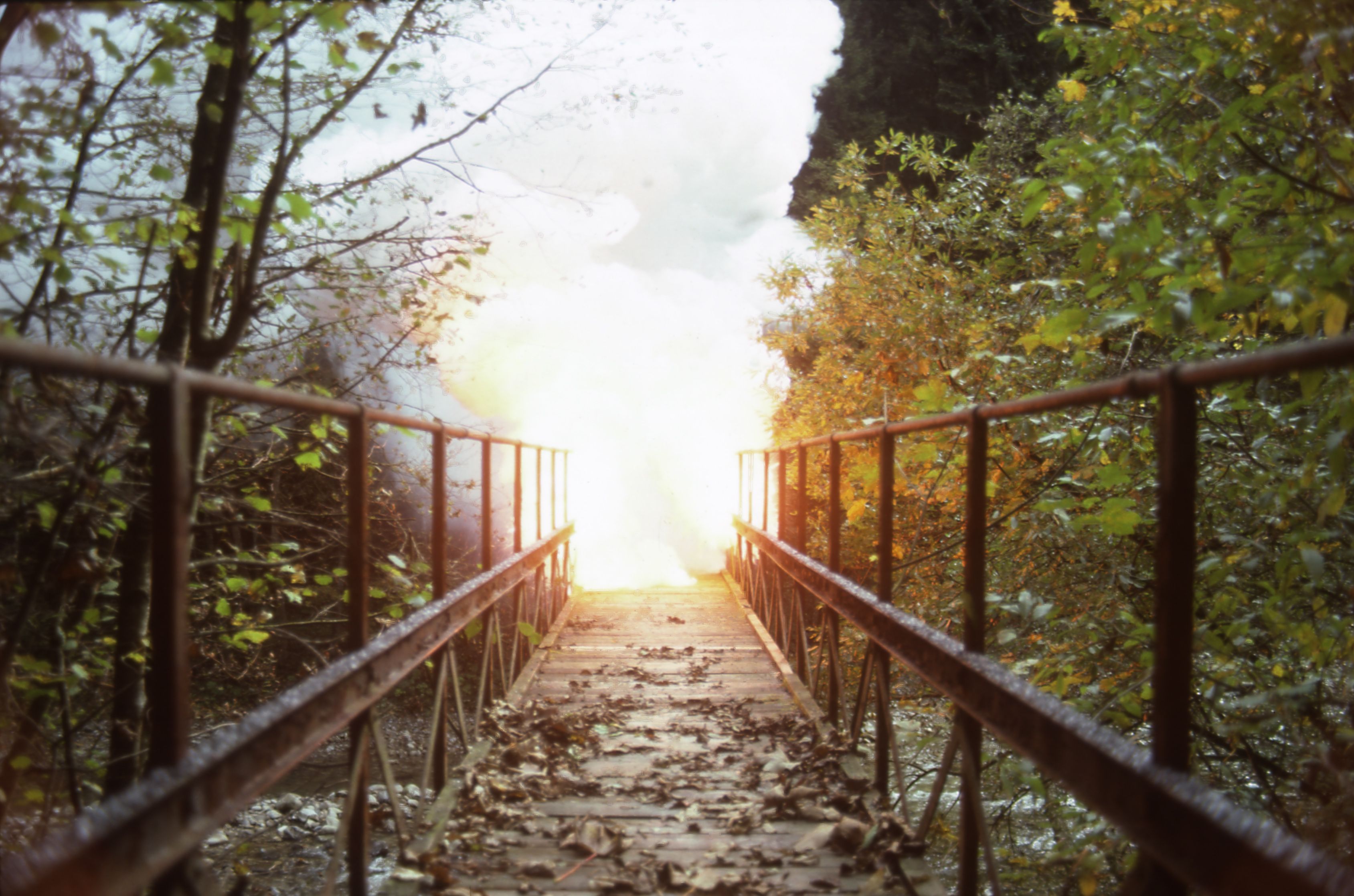 Burning bridge