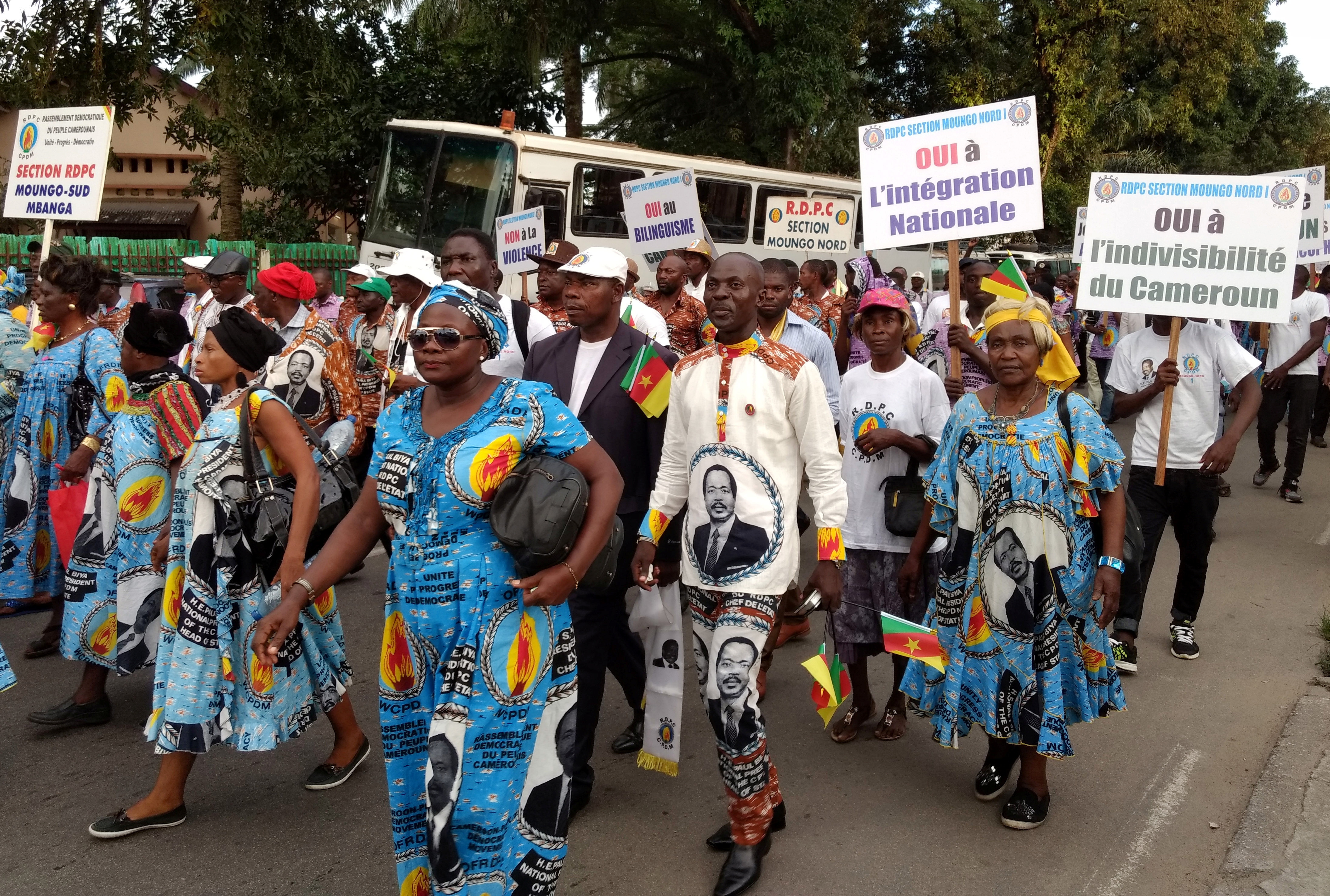 Demo in Cameroon