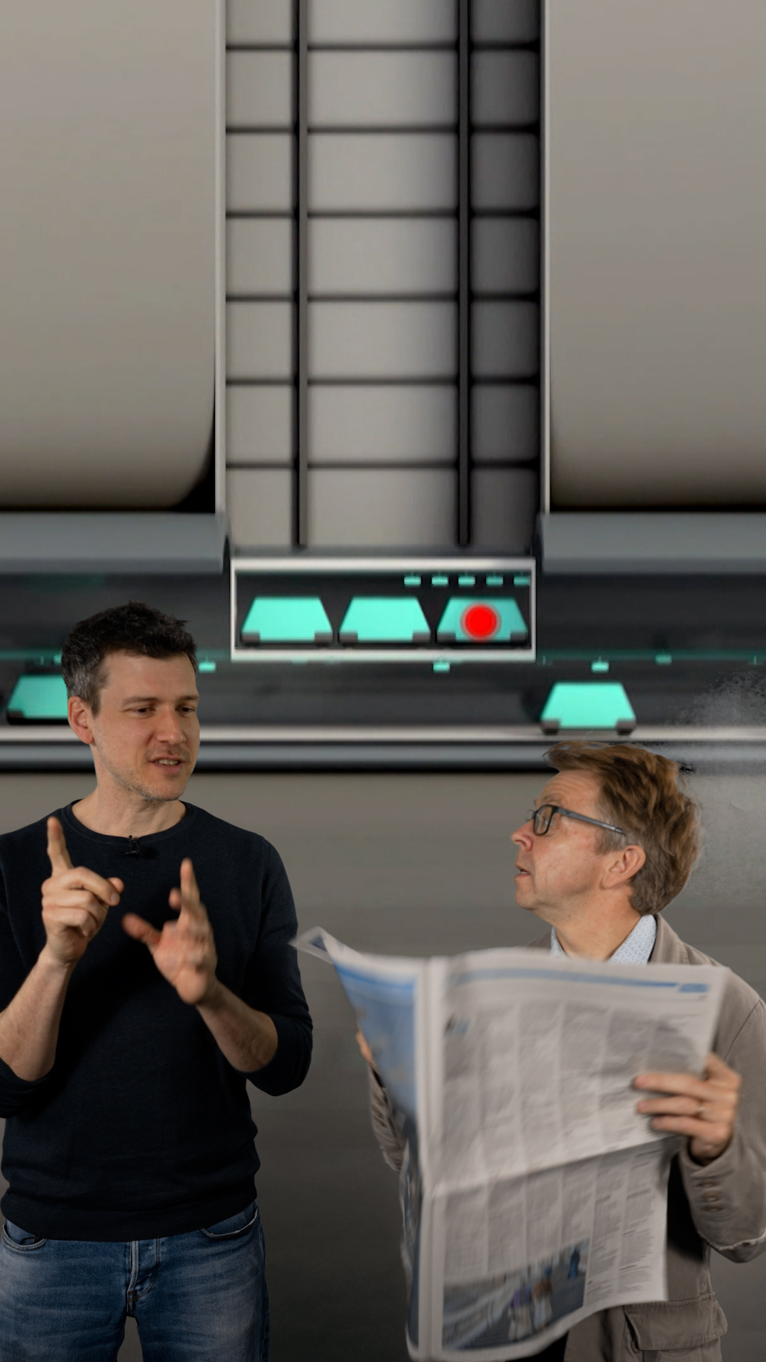 Transferring goods beneath the surface