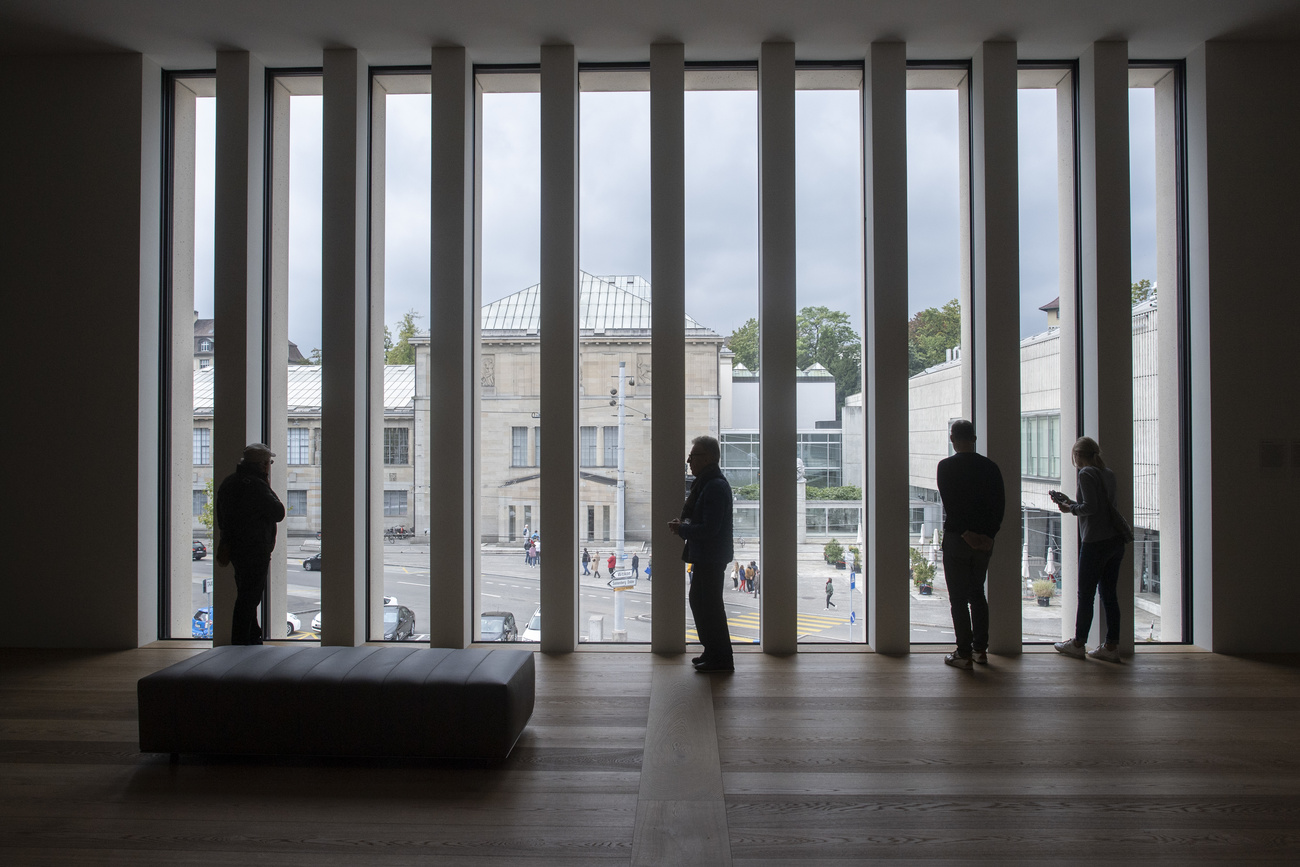 all'interno del kunsthaus di zurigo