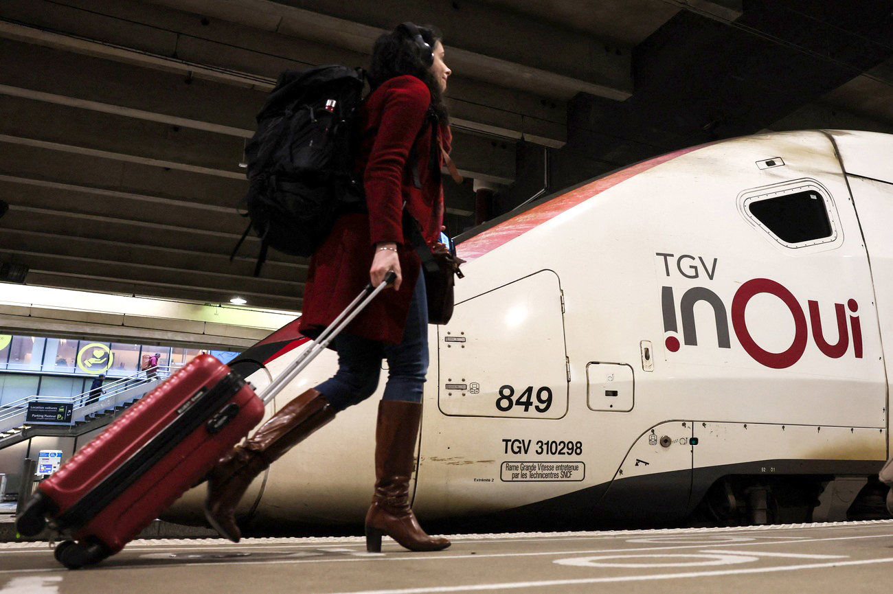 Femme TGV