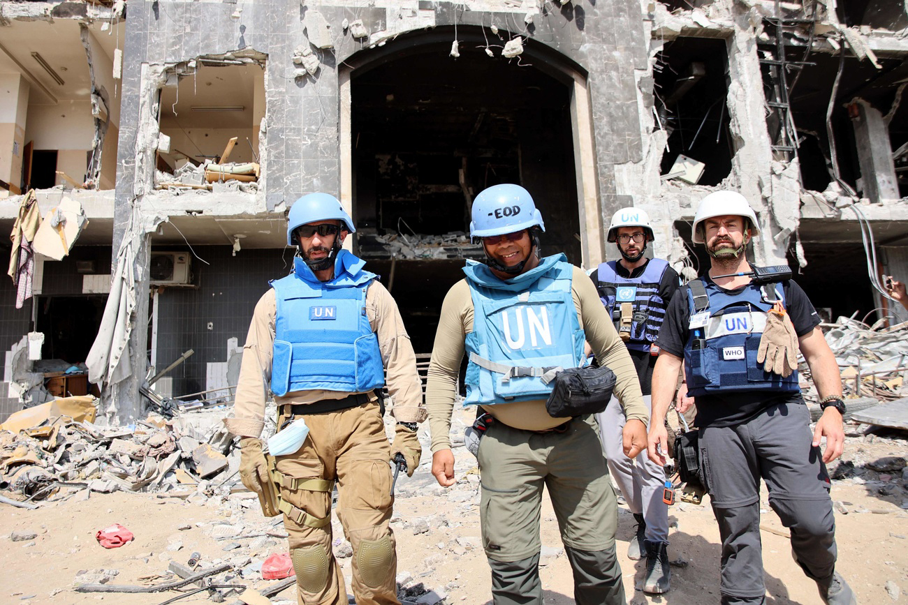 الأمم المتحدة تتفقذ مستشفى الشفاء