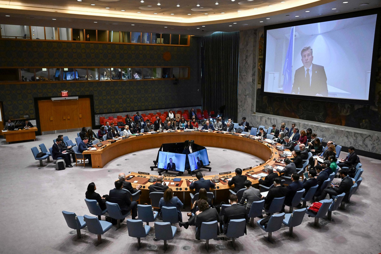 Blick in den Saal des UNO-Hauptquartiers in New York
