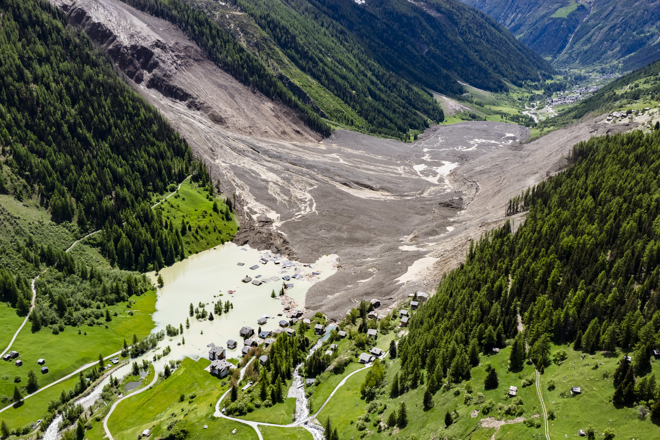 Flood risk threatens Swiss valley after ‘millennium event’ glacier ...