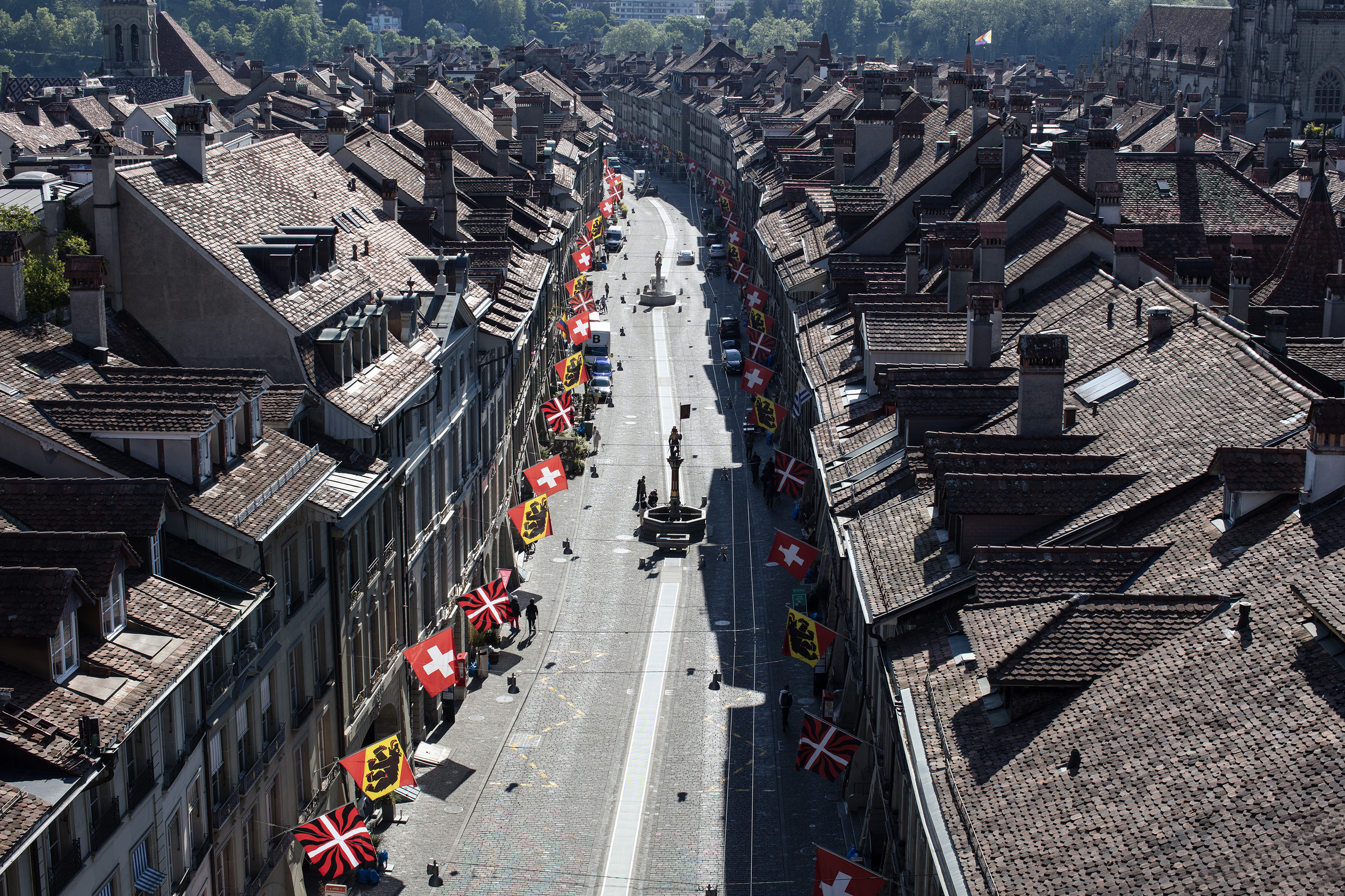 Vue depuis la Tour de l'Horloge de Berne