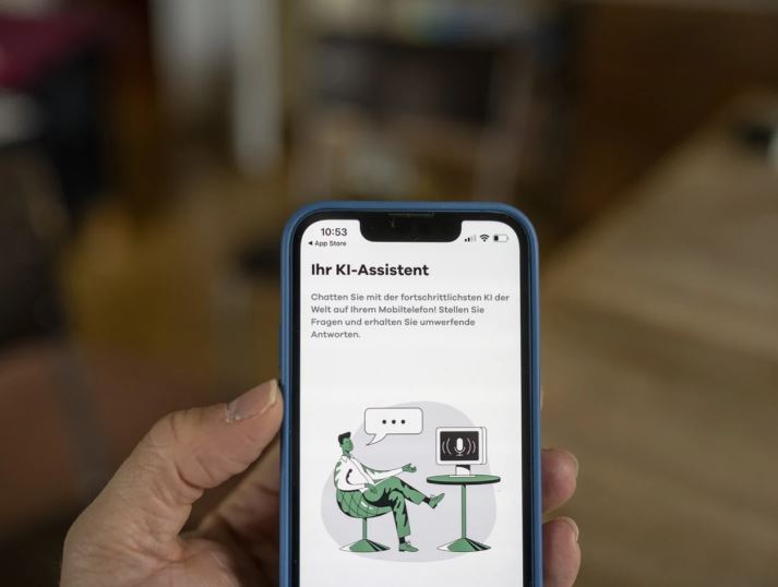 Ecran montrant un outil d'intelligence artificielle.