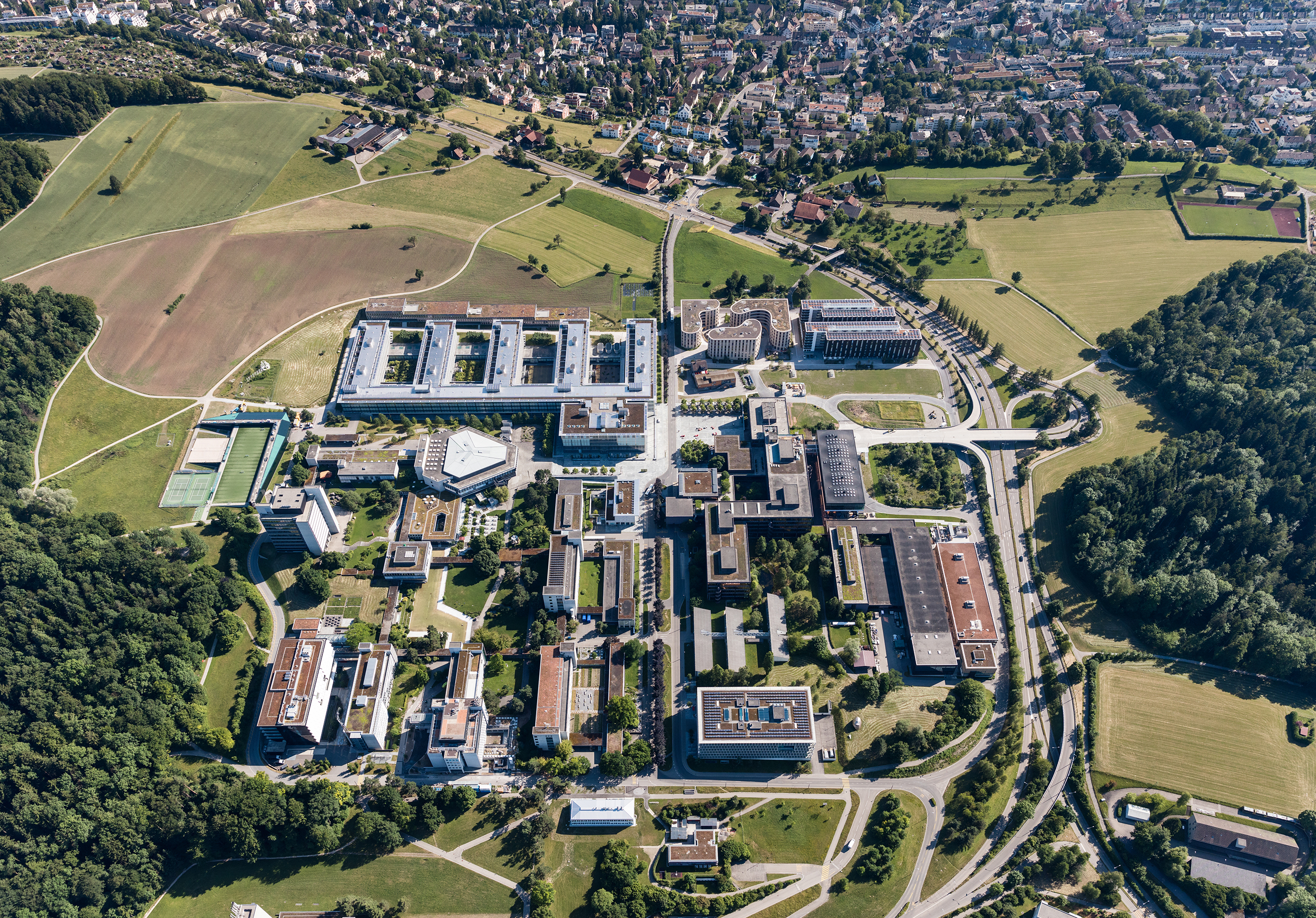 The Architecture school of the Federal Institute of Technology (ETH), Zurich, 6 kms away from the university's main building in the city center.