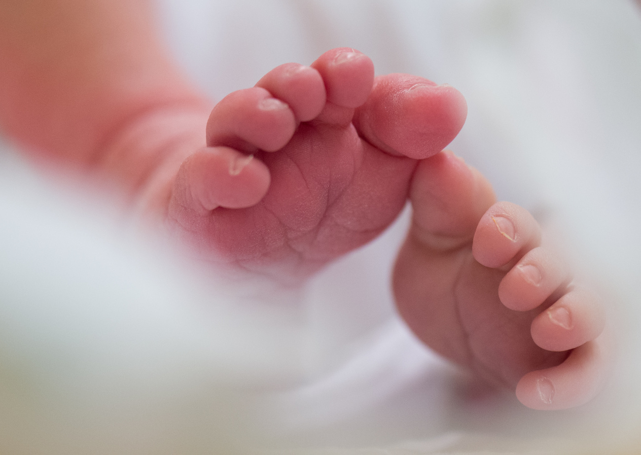Piedini di un neonato.