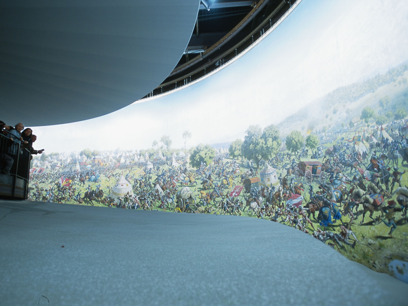 The panorama of the Battle of Murten is digitised