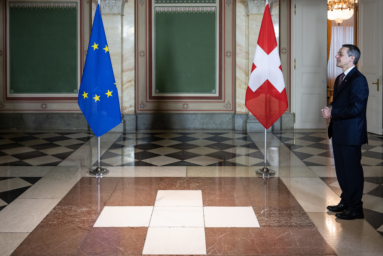 A joint declaration by Switzerland and the EU was signed today. Ignazio Cassis travelled to Brussels for the occasion (symbolic image).