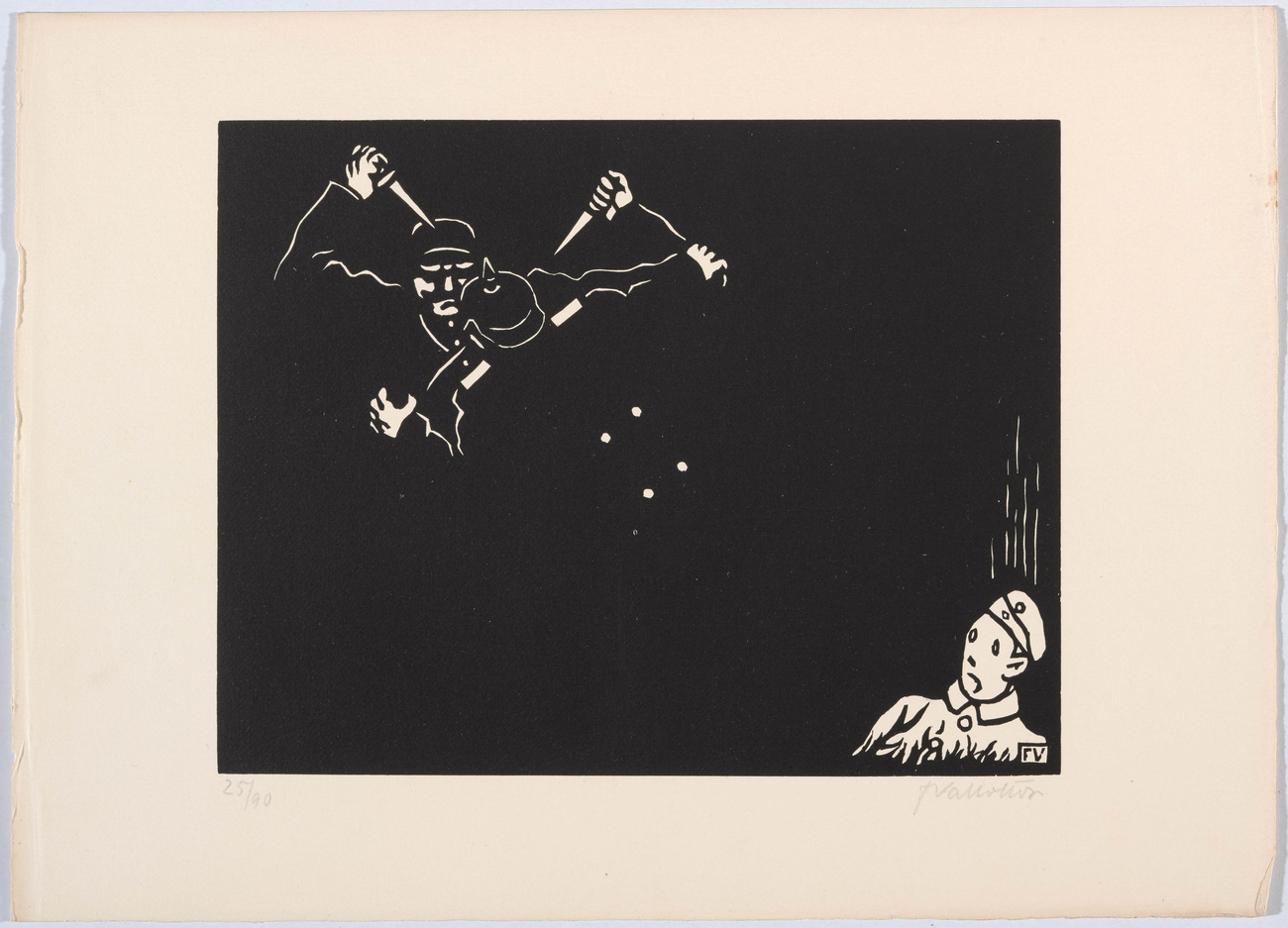 «C'est la guerre!» (dt. Es ist Krieg), 1915-1916, Privatsammlung