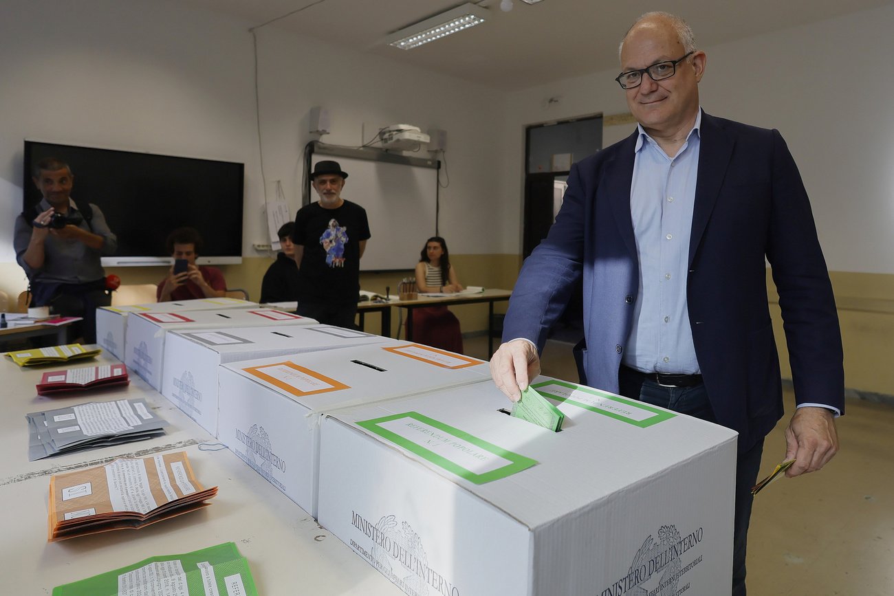 Mayor of Rome Roberto Gualtieri.