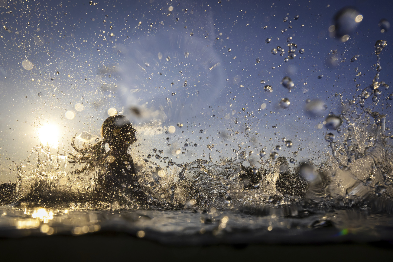 persona in acqua