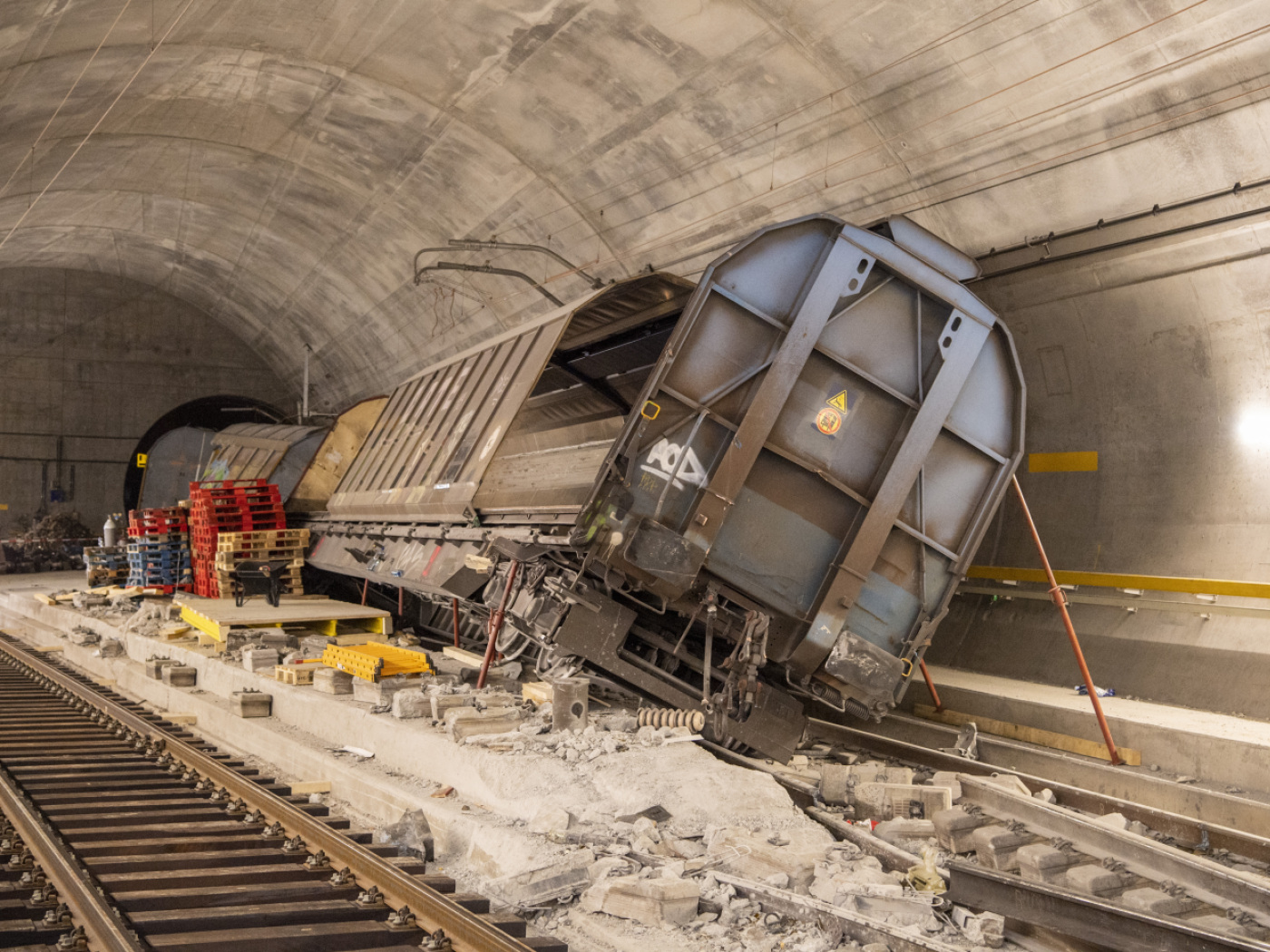 Sust: Räderisse responsible for Gotthard goods train derailment