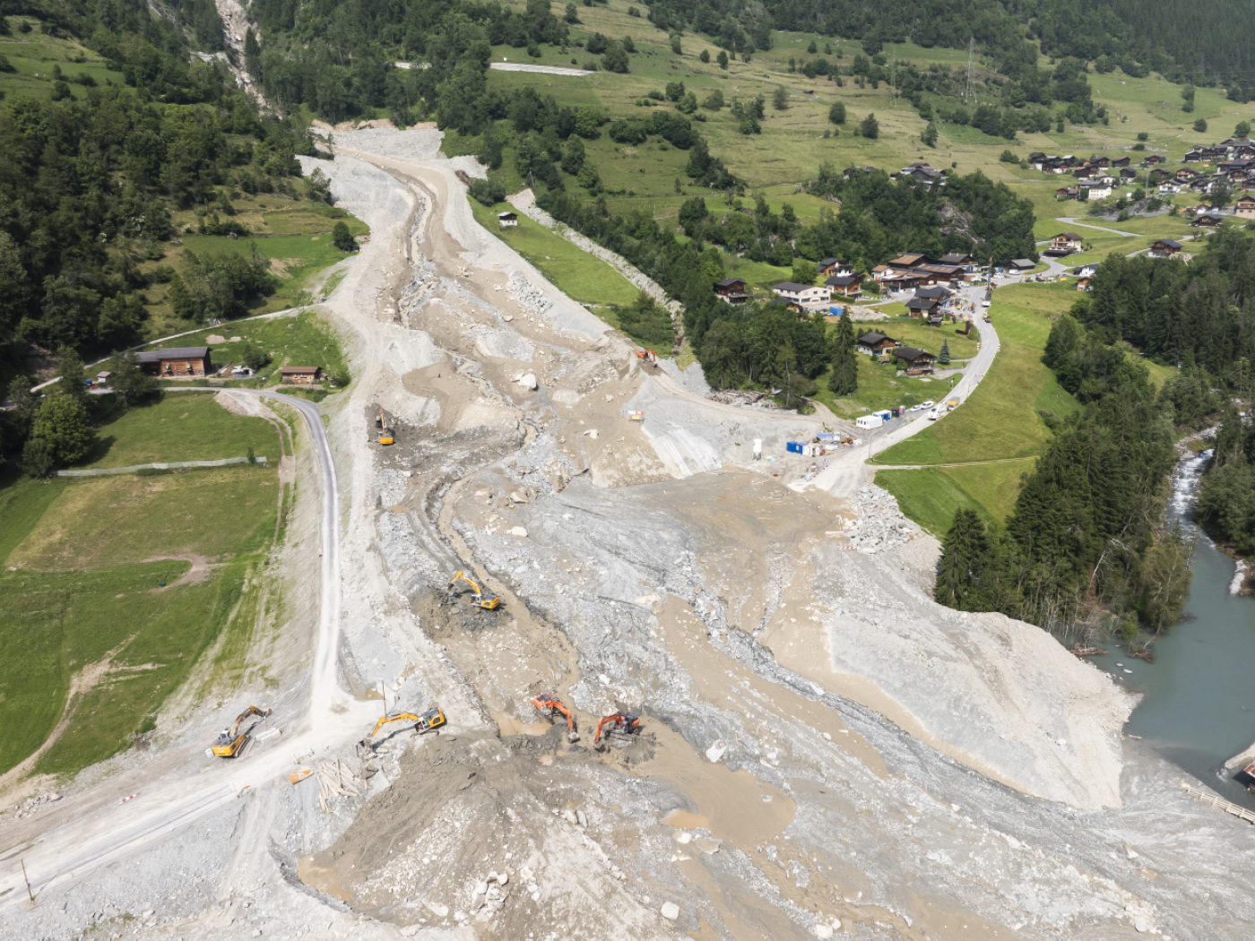 Schweizer Behörden erwarten angespannte Wochen für das Val de Bagnes