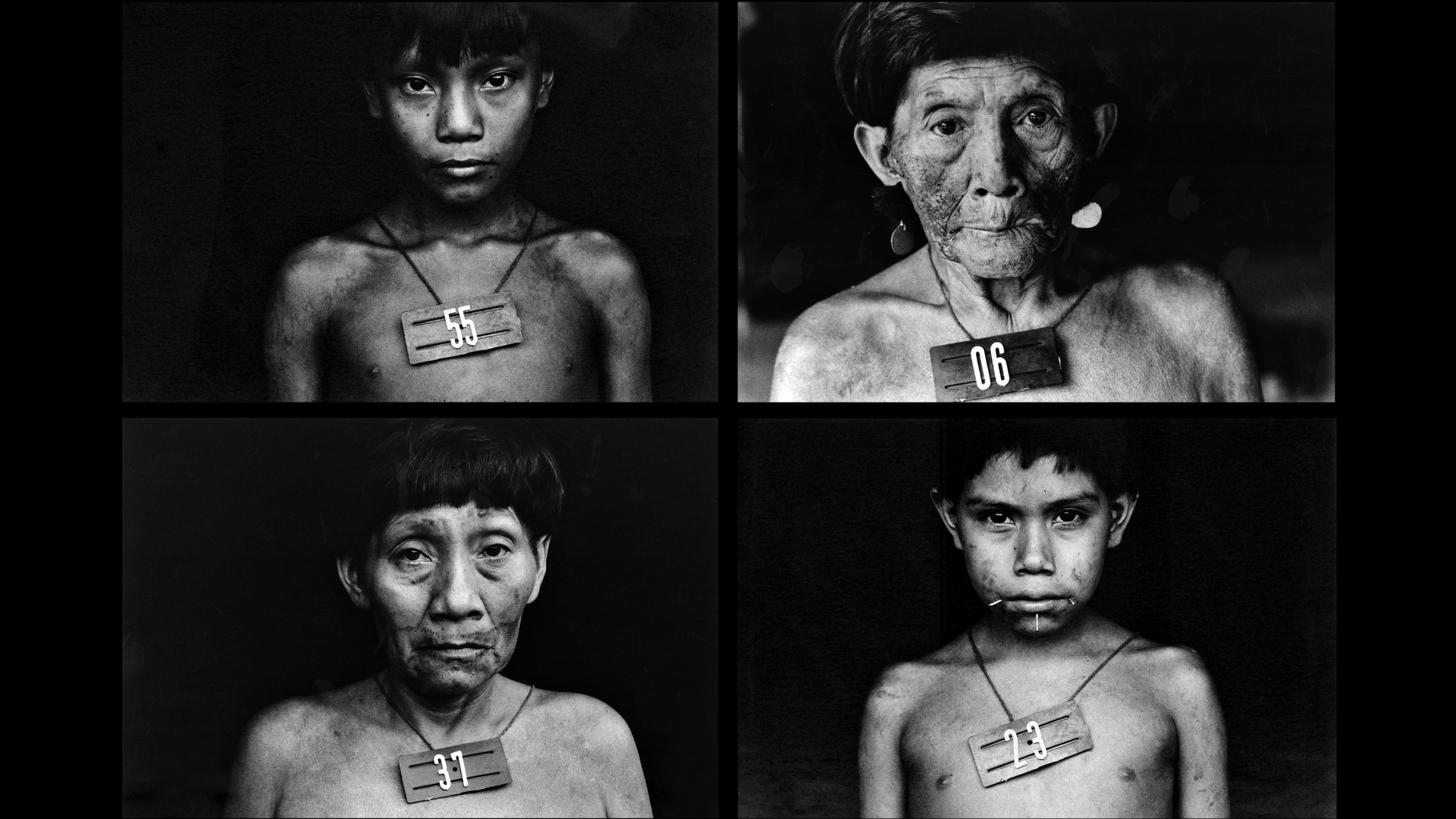 « Marcados » fotografie von vier indigenen personen