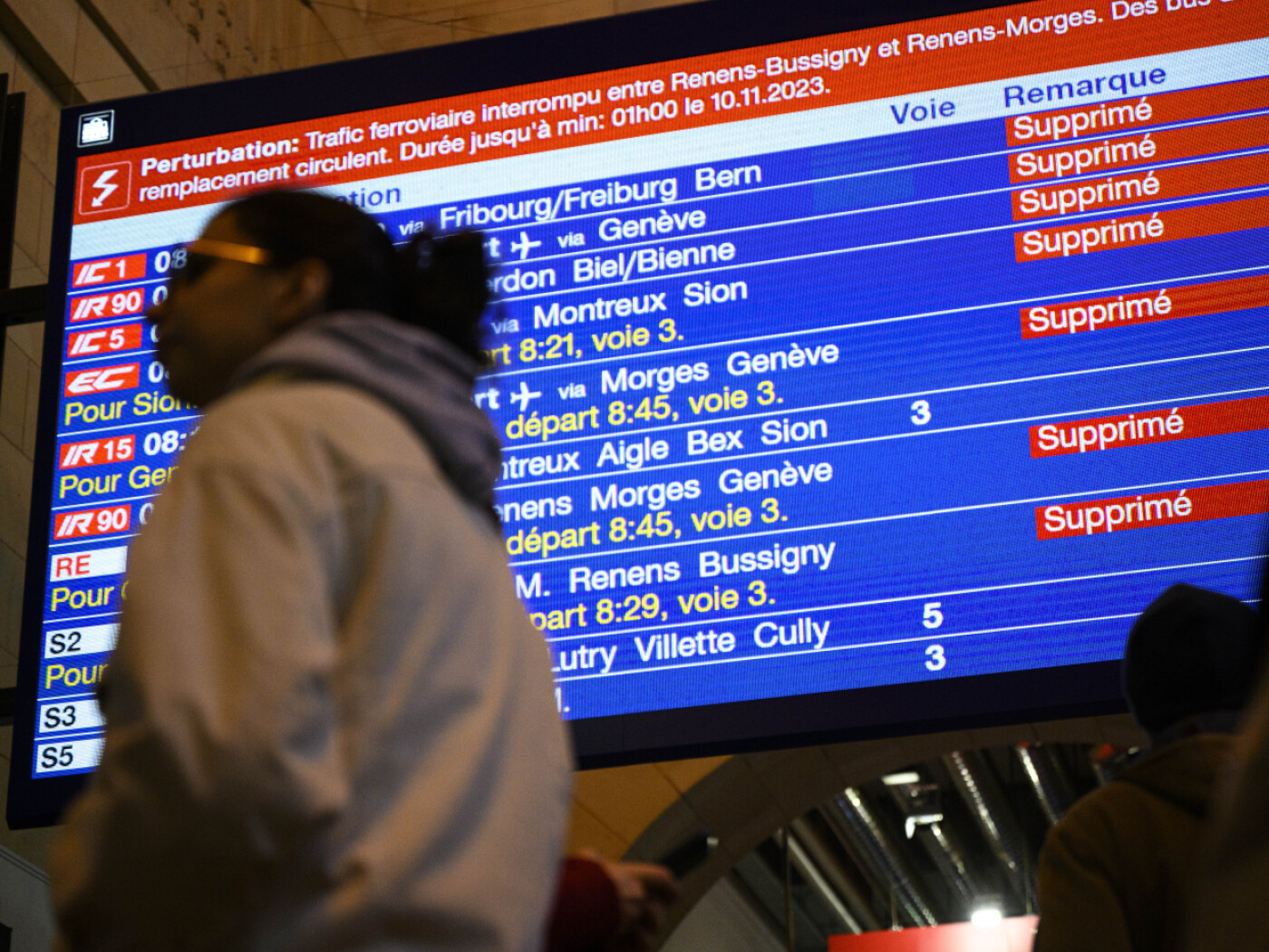 Rail traffic in western Switzerland severely affected