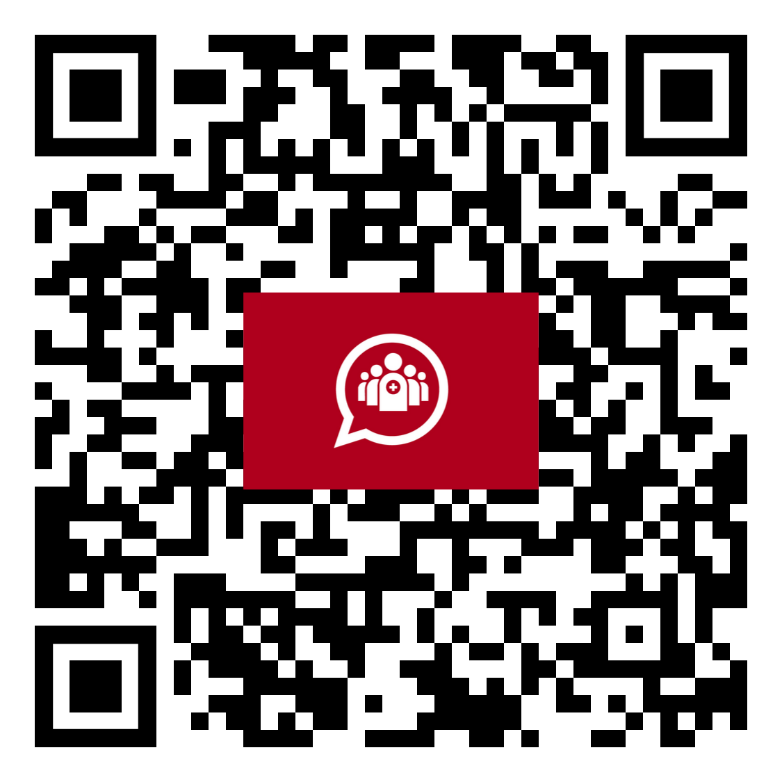 WhatsApp community for the Swiss Abroad QR code