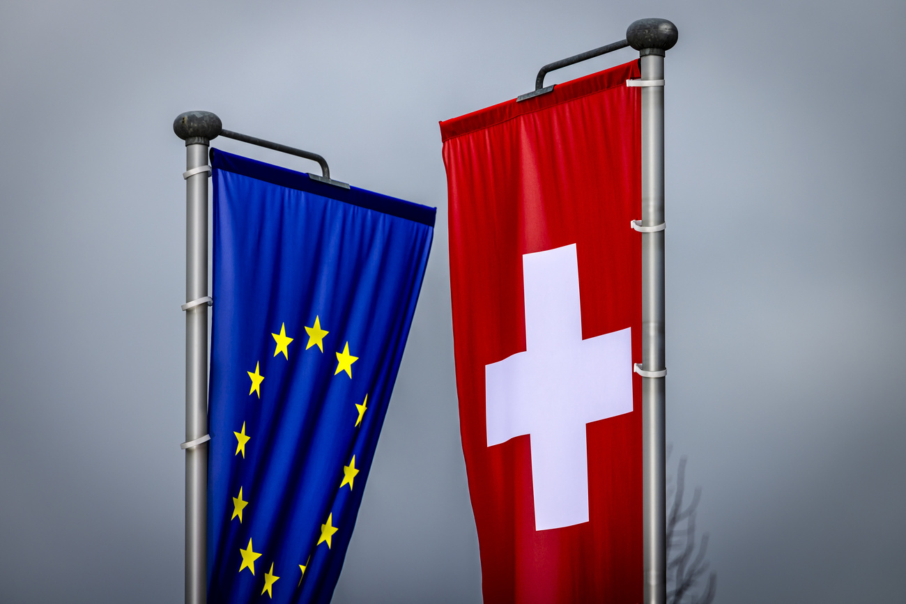 bandiere ue e svizzera