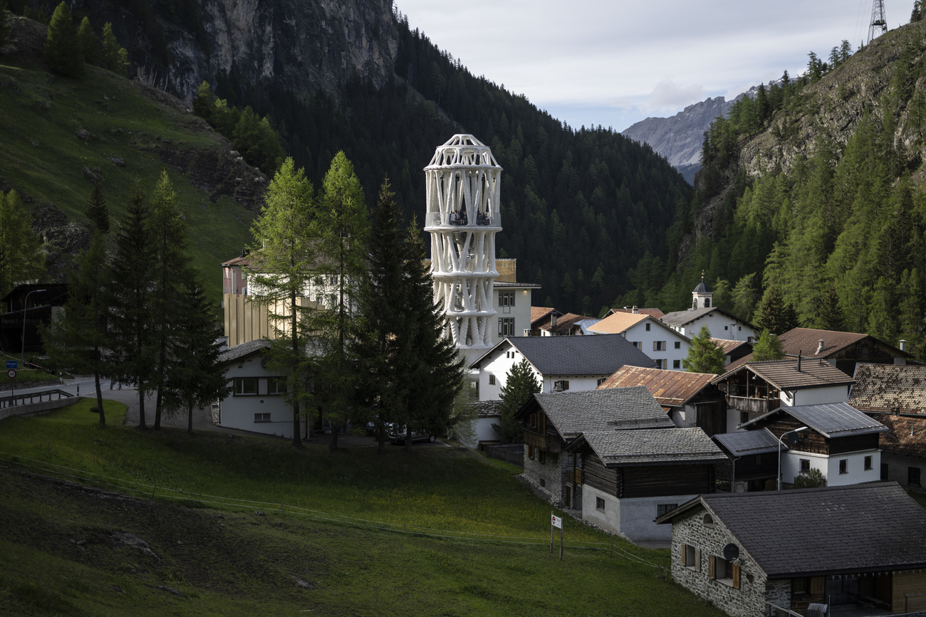 The finished tower is only considered a temporary art installation, which is why it could be erected for five years despite the strict municipal building regulations.