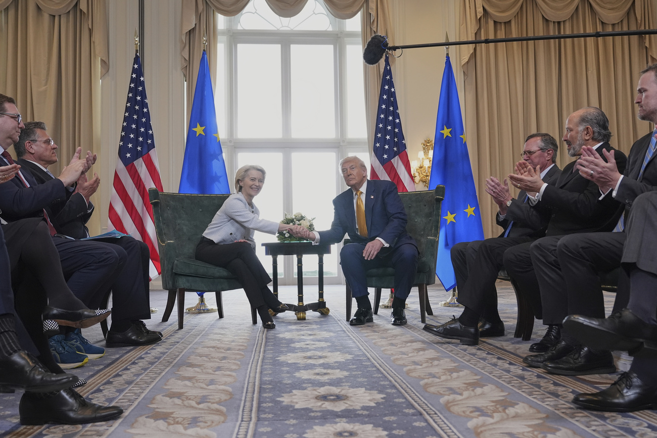 donald trump e ursula von der leyen