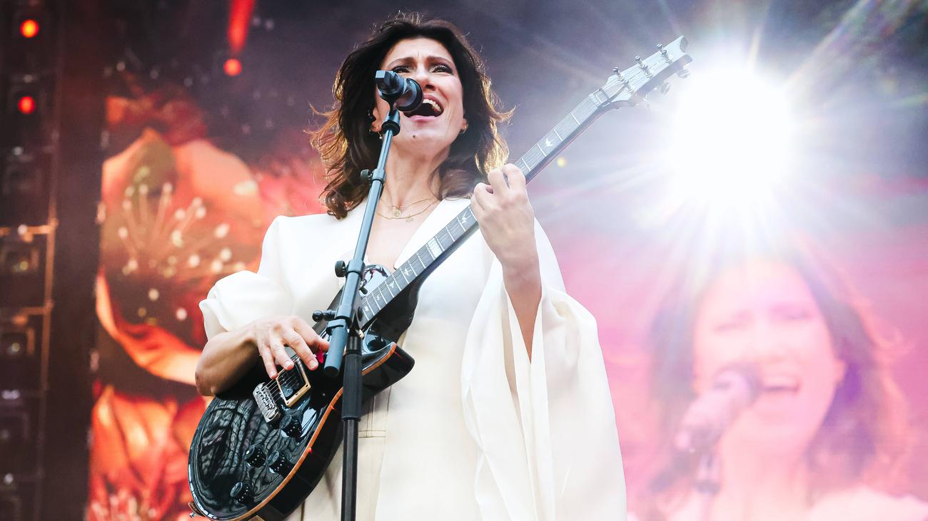 Elisa sul palco di San Siro