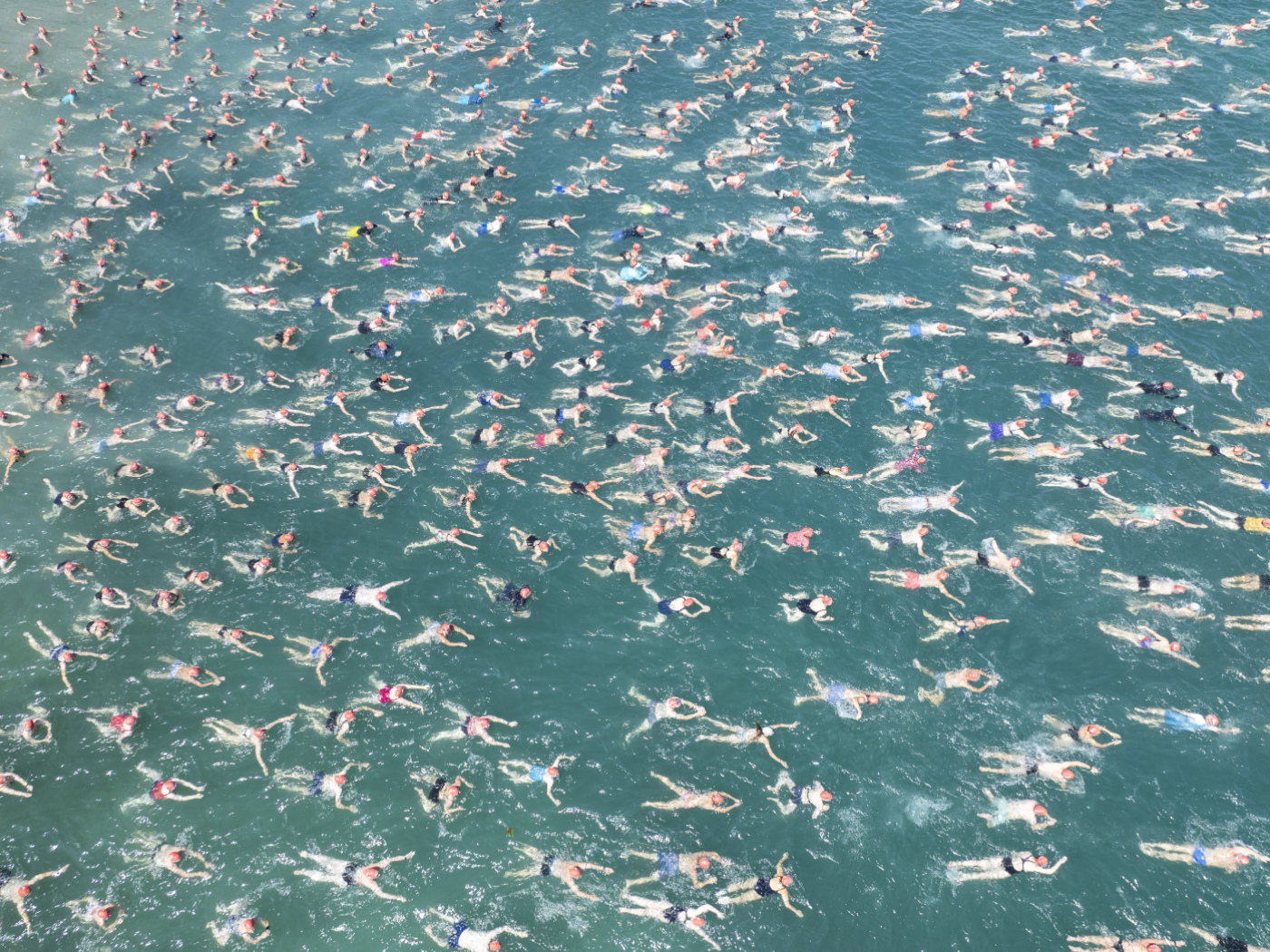 9196 swimmers cross Lake Zurich