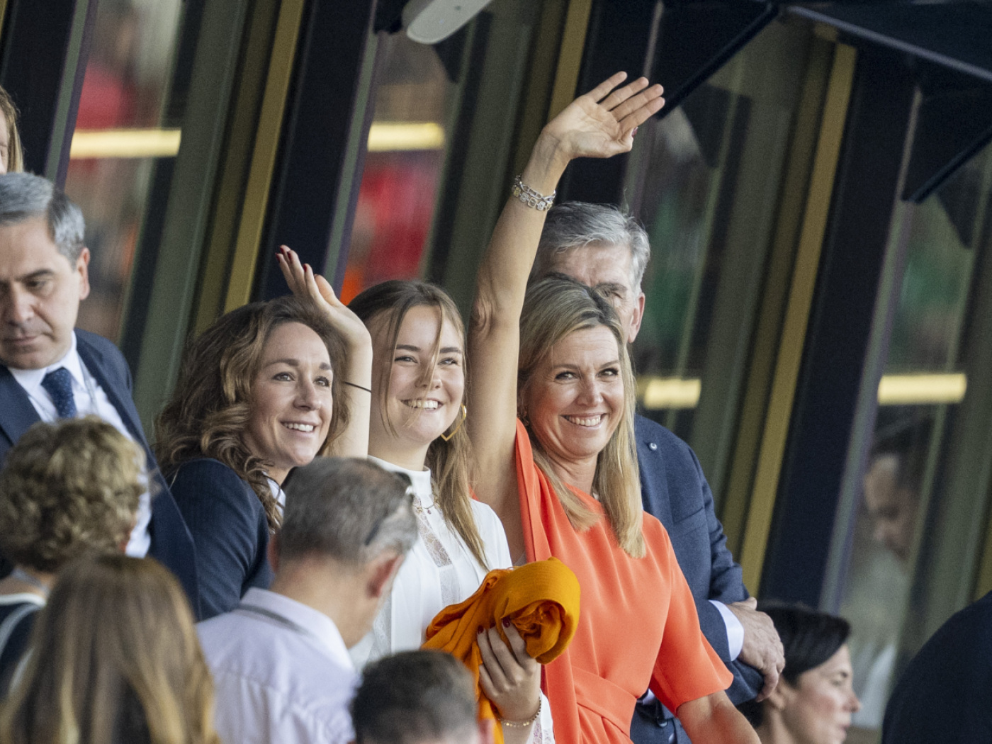 Queen of the Netherlands attends European Championship match in Lucerne