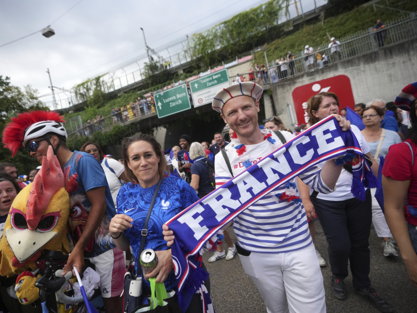 Majority of the audience at the Germany-France match are women