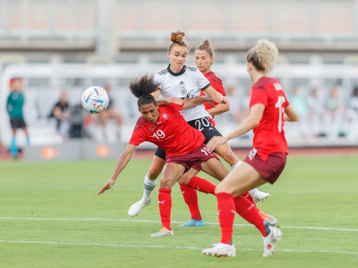 Match de l'équipe féminine suisse de football