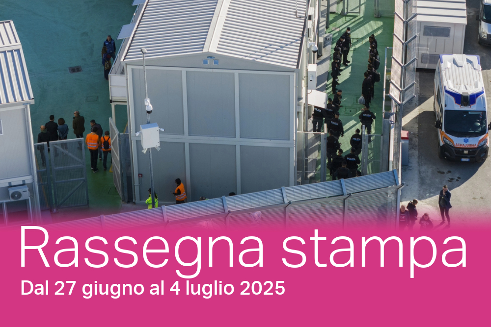 struttura recintata vista dall'alto