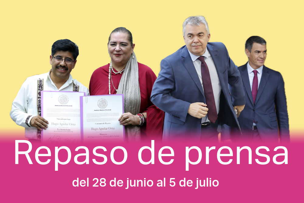 El acuerdo con Mercosur avanza, la corrupción golpea al Gobierno español y Hugo Aguilar Ortiz, indígena mixteco, asciende a la presidencia de la Suprema Corte de Justicia de México.