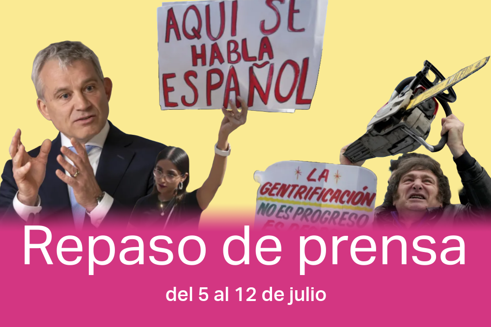 Tres temas esta semana en el repaso a la prensa suiza: La visita de Beat Jans a España, el fin de la fase de decretos en Argentina y las protestas contra el turismo de masas en México.