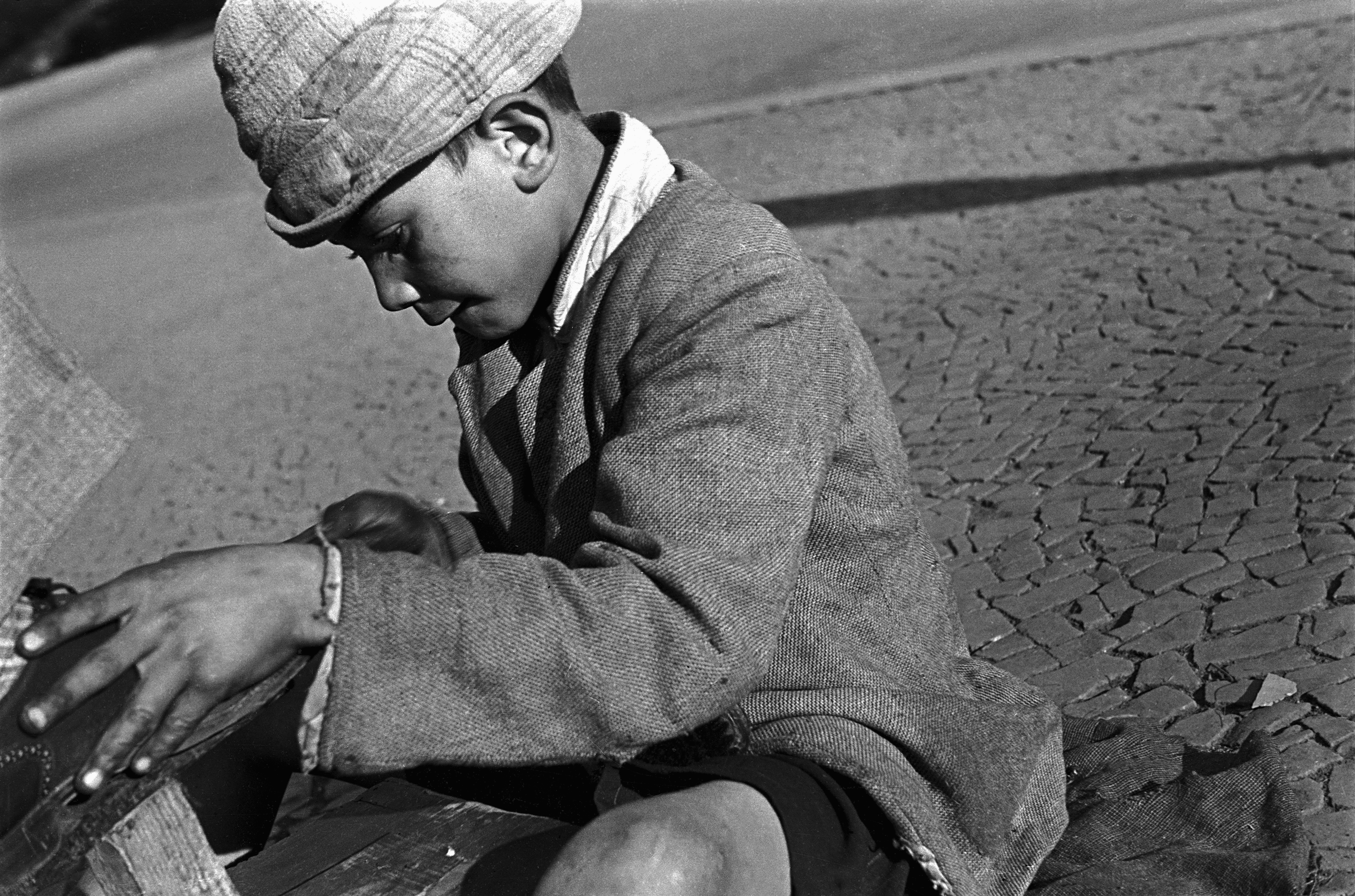 Shoeshine boy, undated.