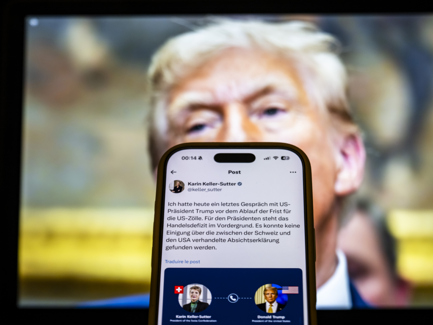 Swiss government reacts with ‘great regret’ to new US tariffs