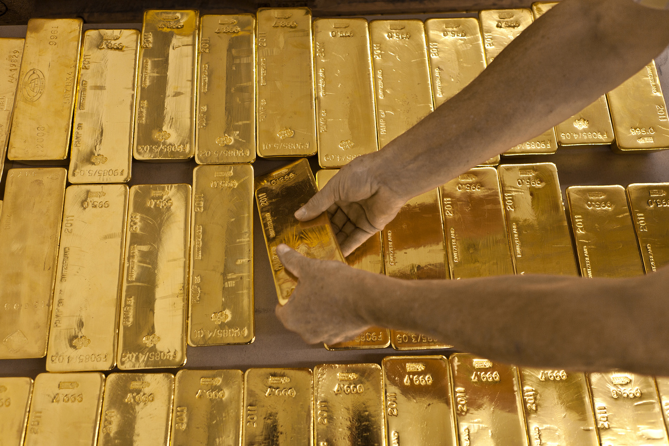 Gold is responsible for a large part of the trade deficit between Switzerland and the United States.