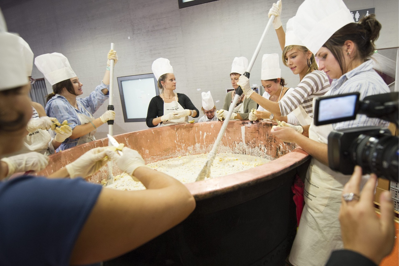 On September 21, 2012, numerous volunteers in Lausanne prepared a Bircher muesli weighing over a tonne to set a world record for the largest muesli.