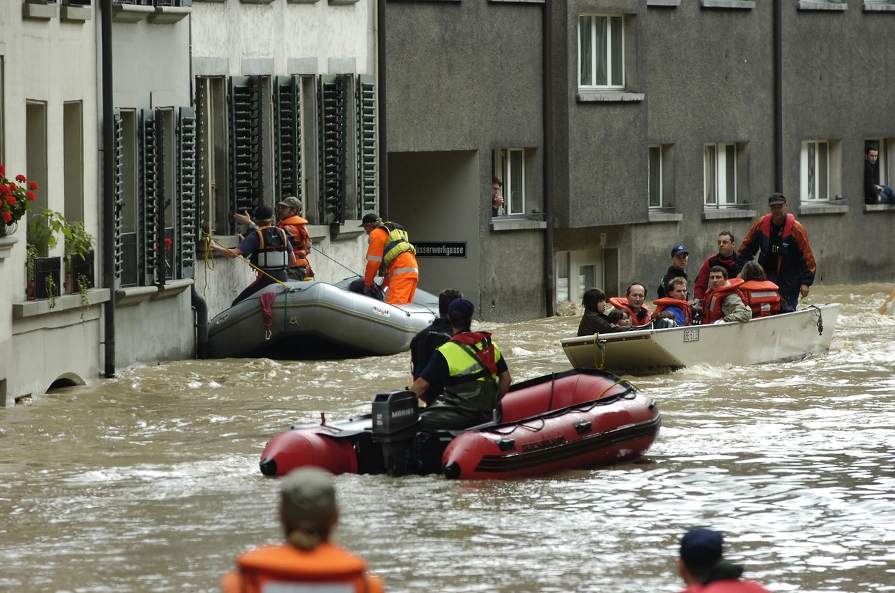 Hochwasser im Berner Matte-Quartier